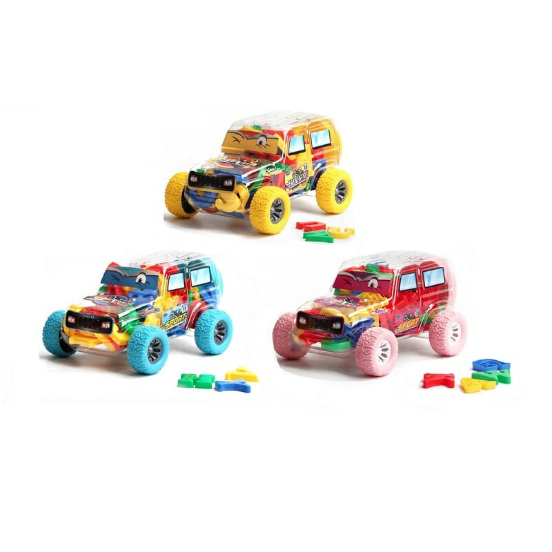 Σετ γράμματα της αλφαβήτου σε θήκη αυτοκινητάκι - 208D-1 - 002087 - iThinksmart.gr