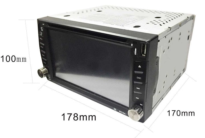 Ηχοσύστημα αυτοκινήτου 2DIN με DVD - 6.2” - CTC-6606 - 003546