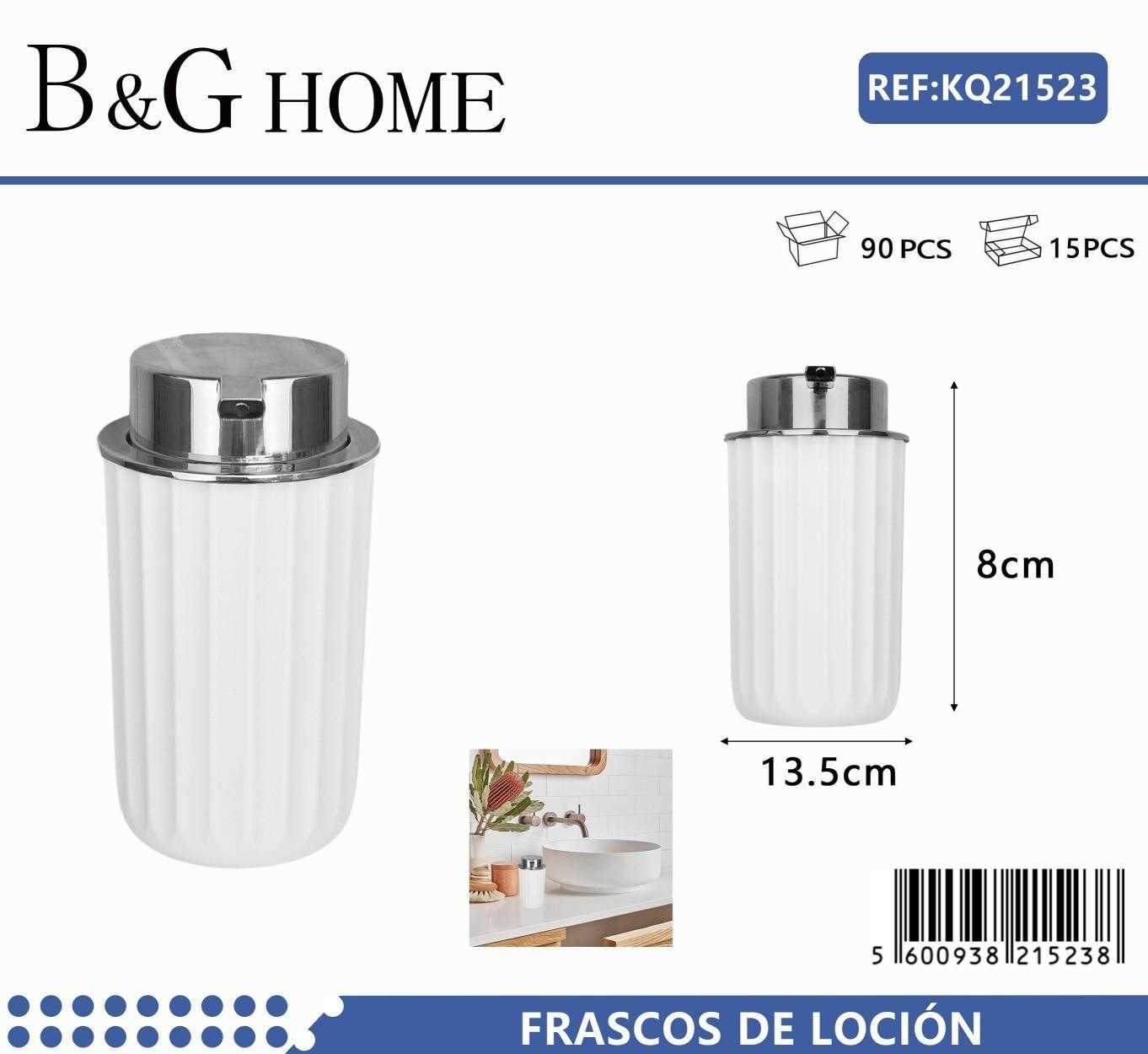 Θήκες κρεμοσάπουνου Dispenser πλαστικές σε σετ 5Χ - White - 21523