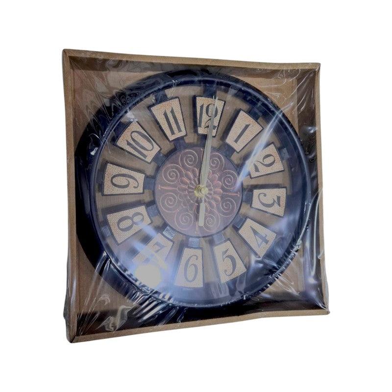 Wall clock - TZ602 - 006027 - Black