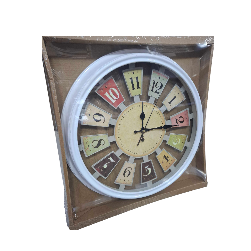 Wall clock - TZ681H - 026810 - White