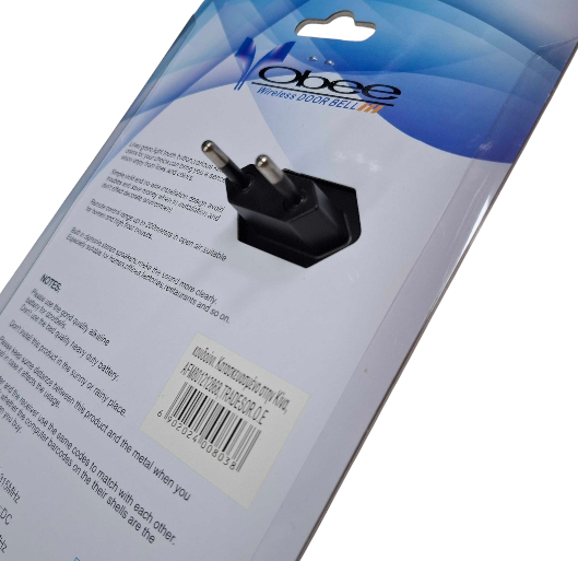 Wireless doorbell - VV9 - 008038 - Black