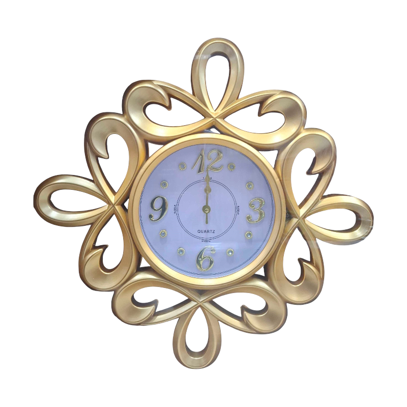 Vintage Wall Clock - 864T - 008649 - Gold