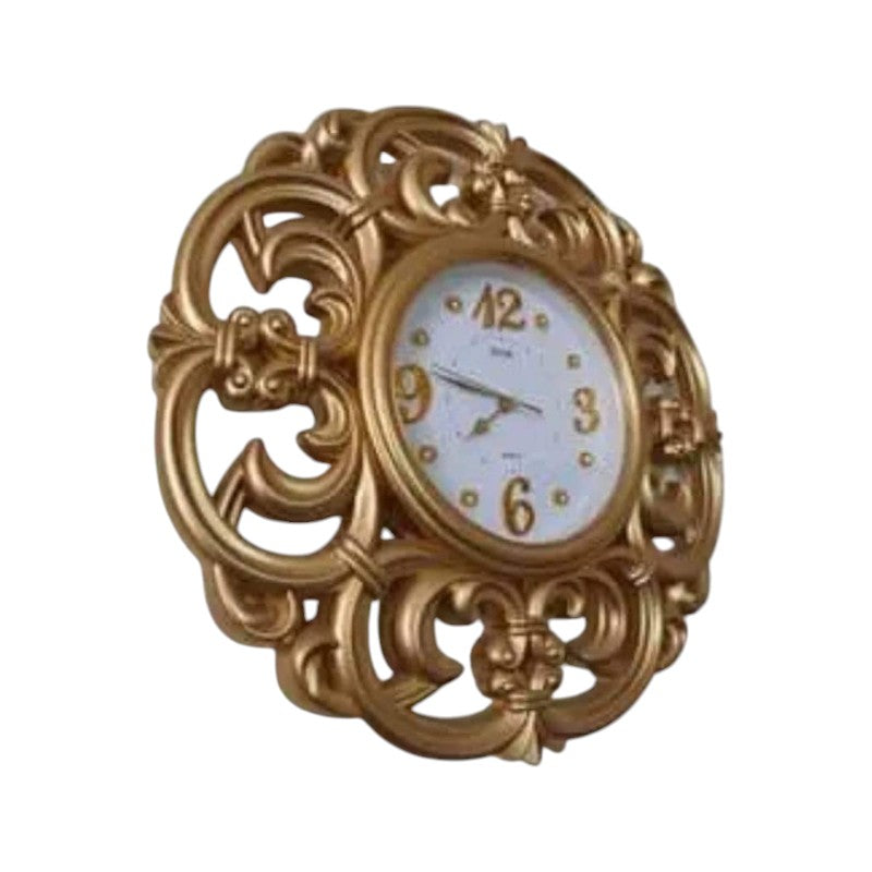 Vintage Wall Clock - 865T - 008656 - Gold