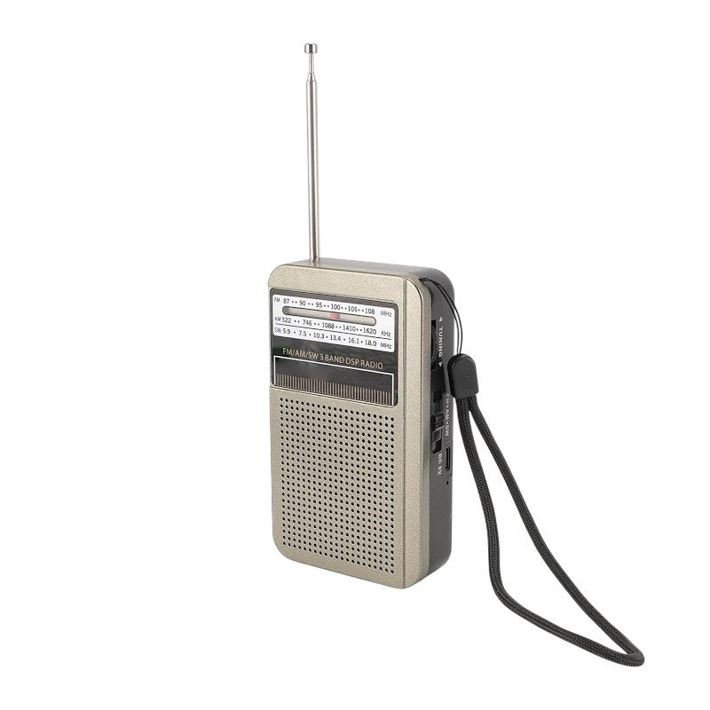 Επαναφορτιζόμενο ραδιόφωνο mini - PR-1013 - 010139 - Bronze