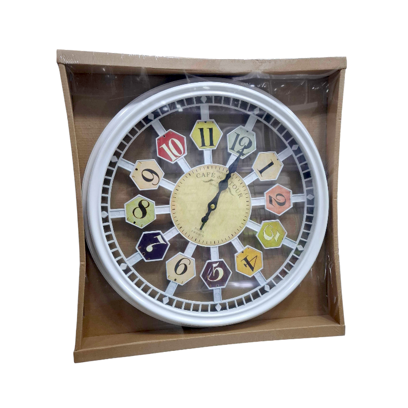 Wall clock - TZ690T - 016903 - White