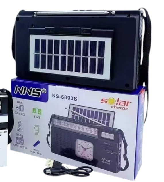 Επαναφορτιζόμενο ραδιόφωνο - NS6693S - 402008 - Black