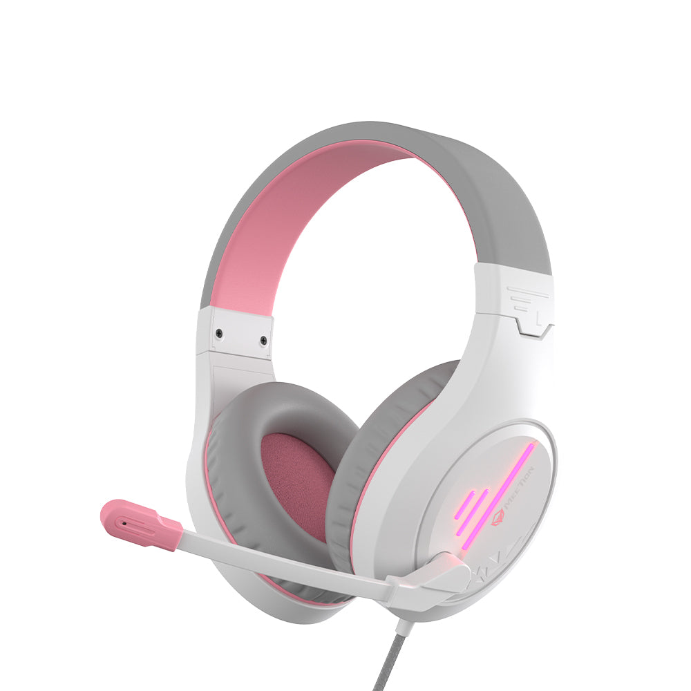 Meetion MT-HP021 Gaming Headphones White + Pink