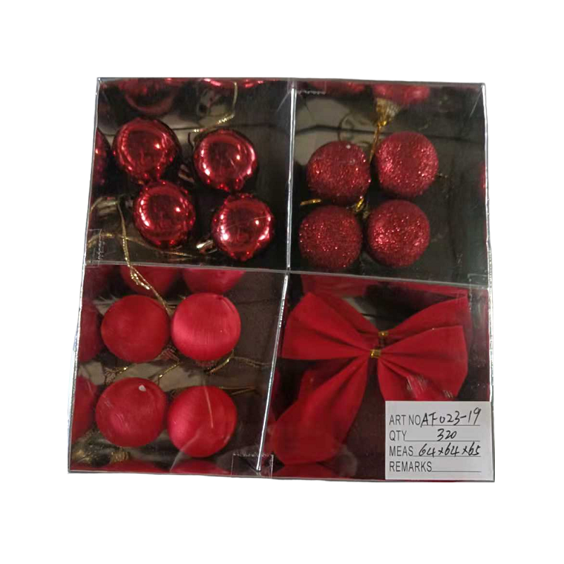 Set of Christmas ornaments - 3cm - 16pcs - 023193