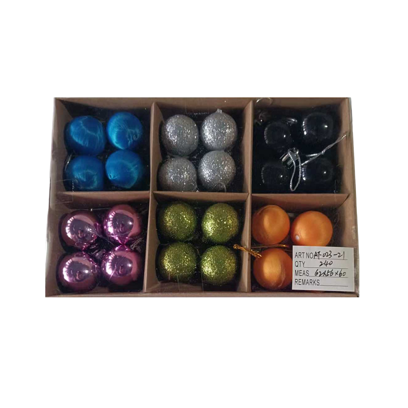 Set of Christmas balls - 3cm - 24pcs - 023216
