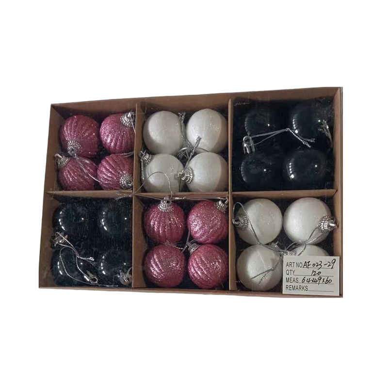 Set of Christmas balls - 4cm - 24pcs - 023292