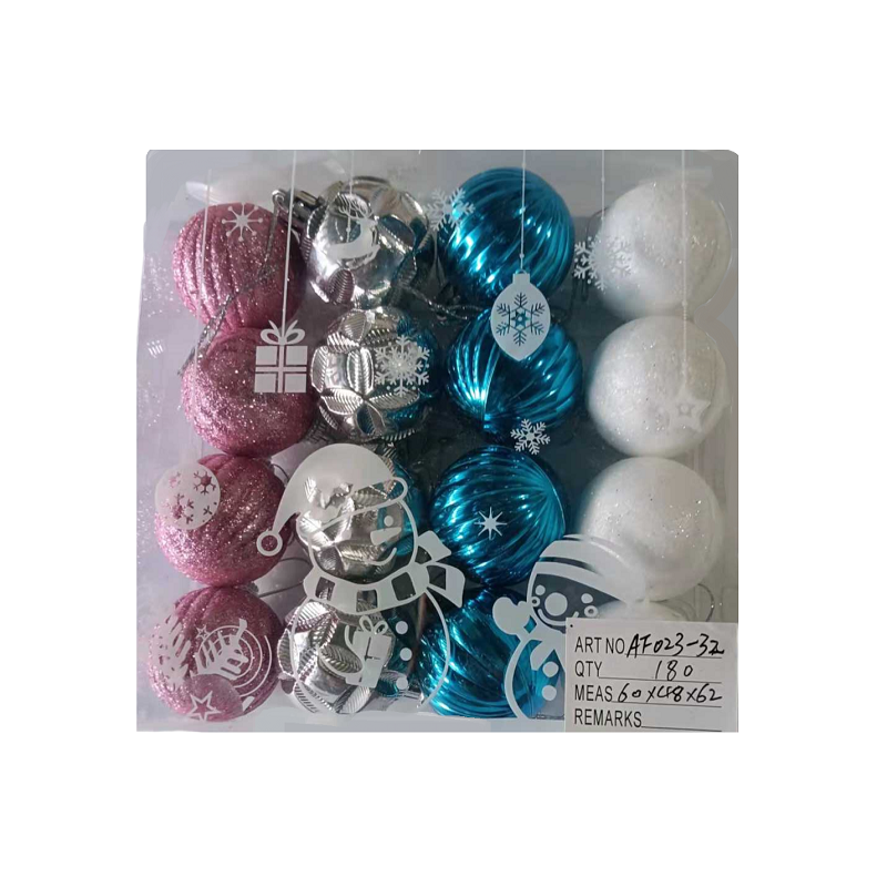 Set of Christmas balls - 4cm - 16pcs - 023322