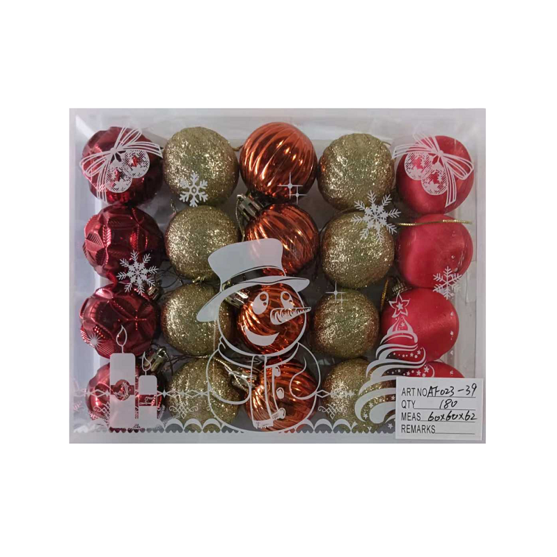 Set of Christmas balls - 4cm - 20pcs - 023391