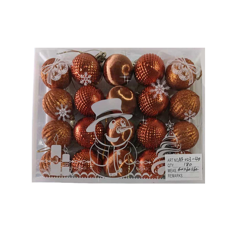 Set of Christmas balls - 4cm - 20pcs - 02340