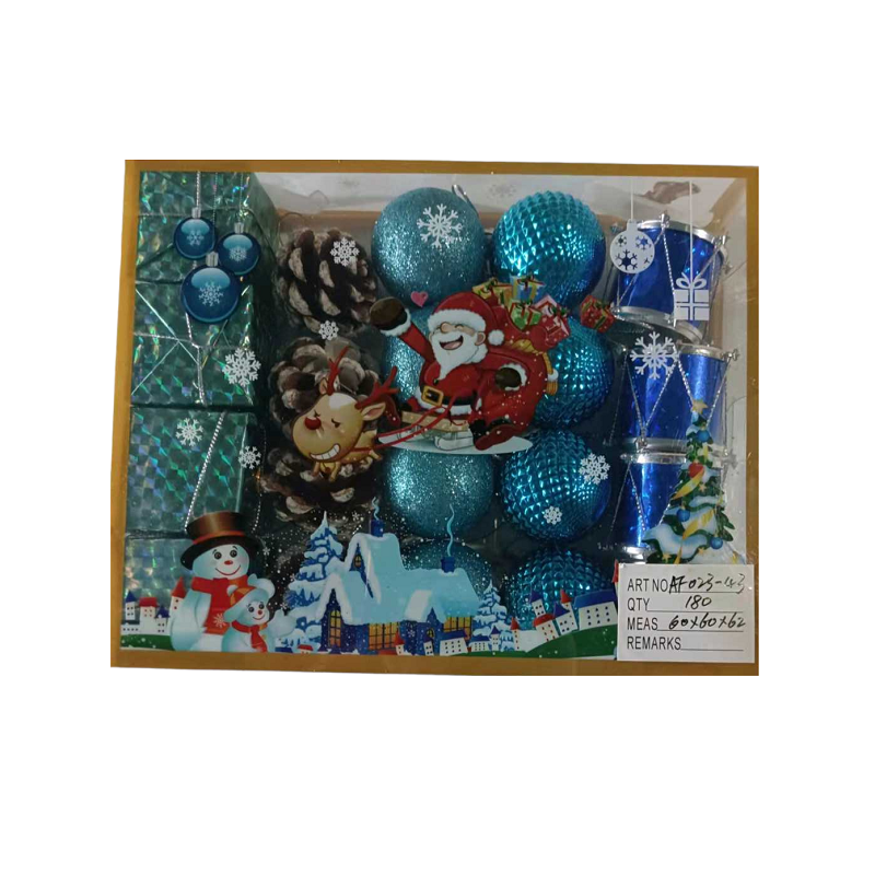 Set of Christmas ornaments - 4cm - 20pcs - 023438