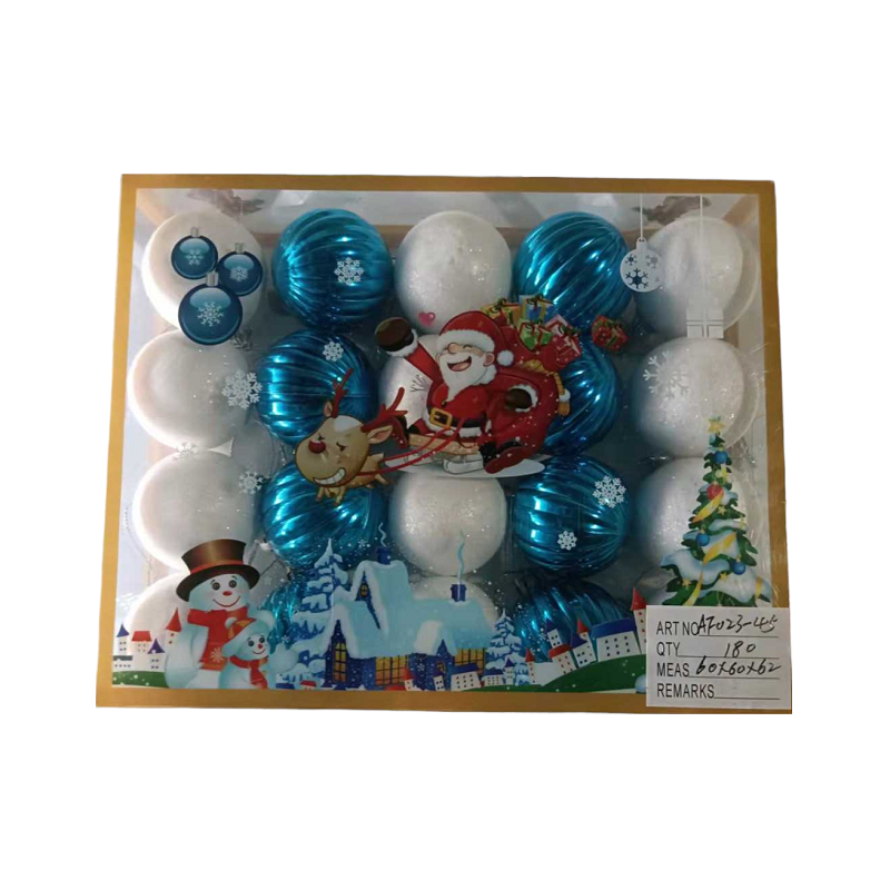 Set of Christmas balls - 4cm - 20pcs - 023452