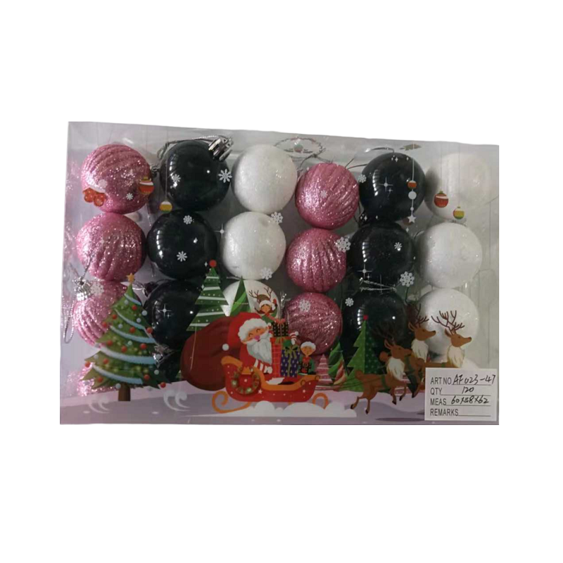 Set of Christmas balls - 4cm - 24pcs - 023476