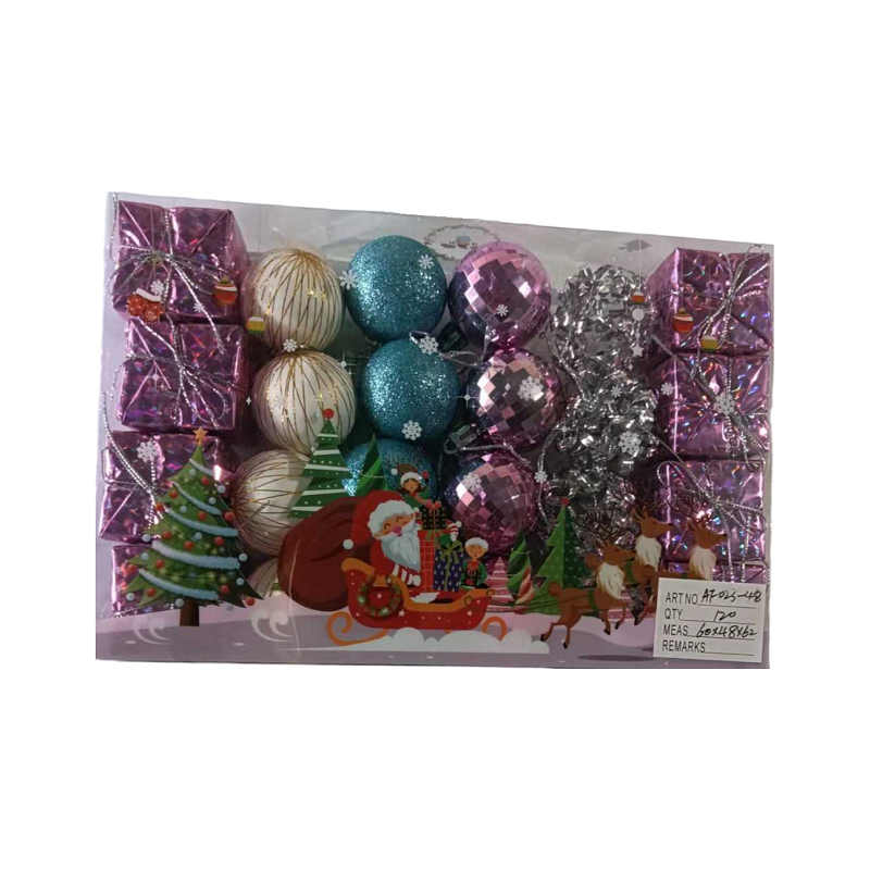 Set of Christmas ornaments - 4cm - 24pcs - 023483