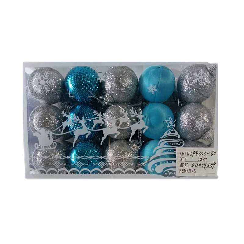 Set of Christmas balls - 4cm - 30pcs - 02350