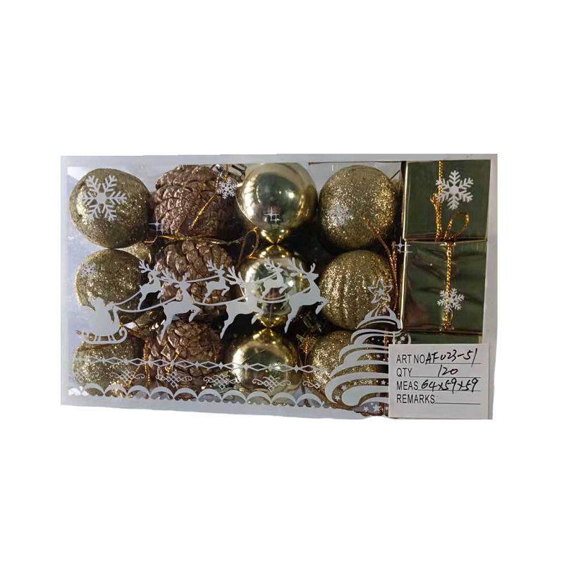 Set of Christmas ornaments - 4cm - 30pcs - 023513
