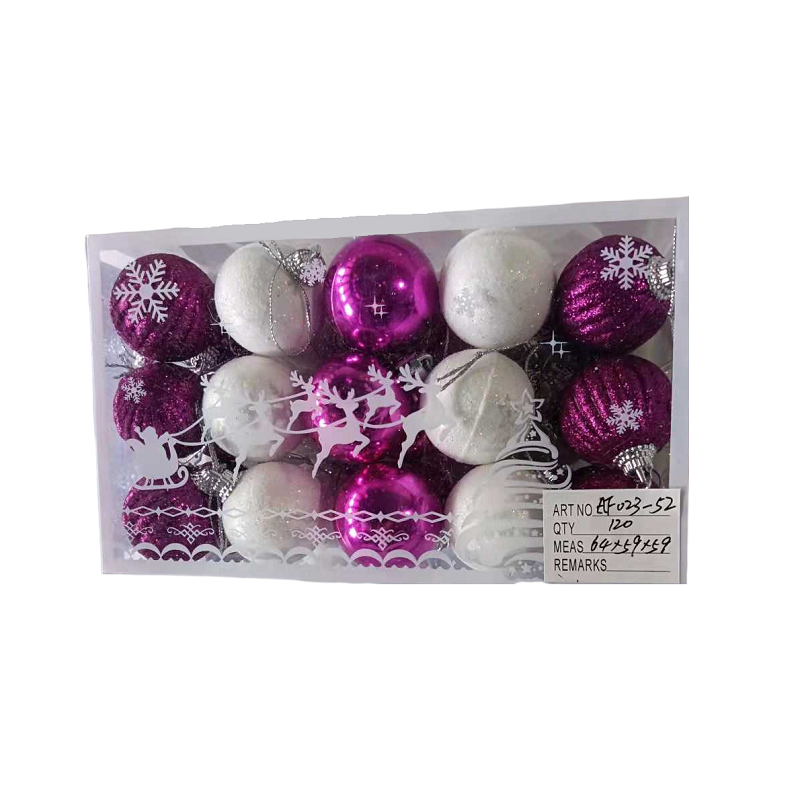 Set of Christmas balls - 4cm - 30pcs - 02352