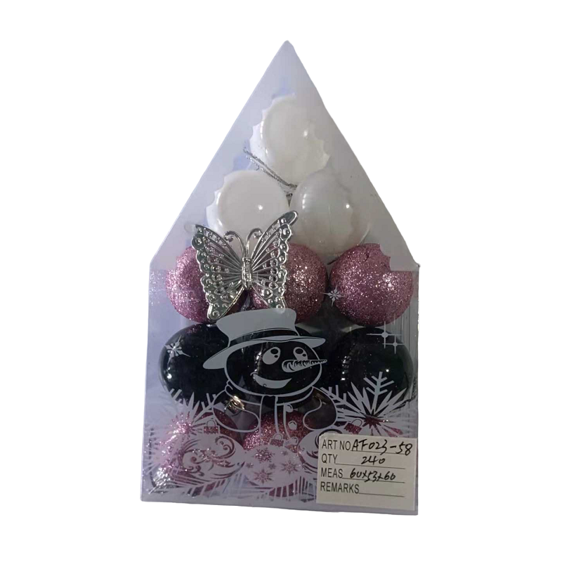 Set of Christmas balls - 4cm - 12pcs - 023582