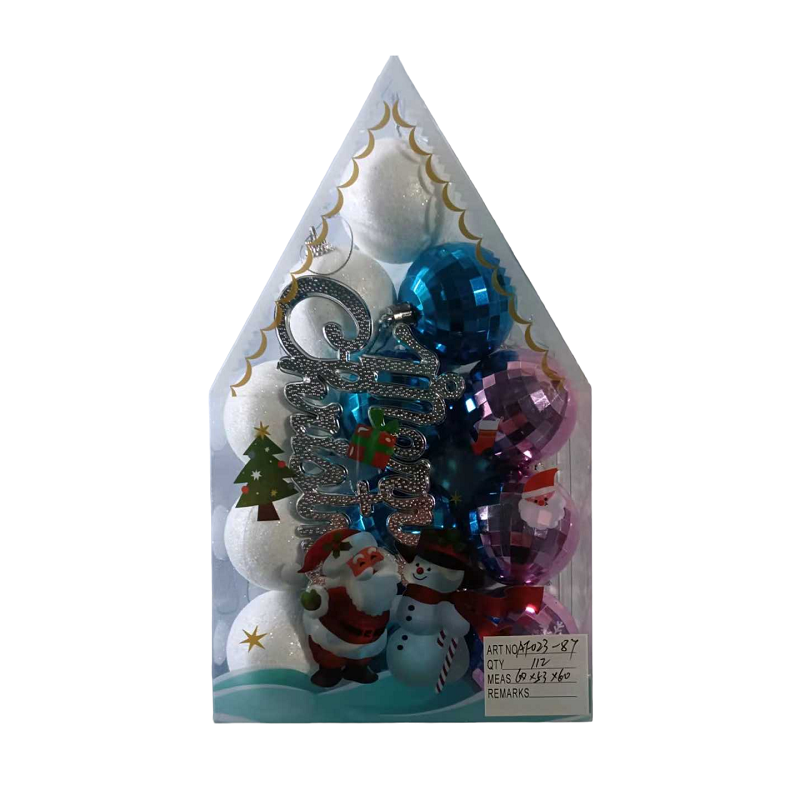 Set of Christmas balls - 5cm - 12pcs - 023872