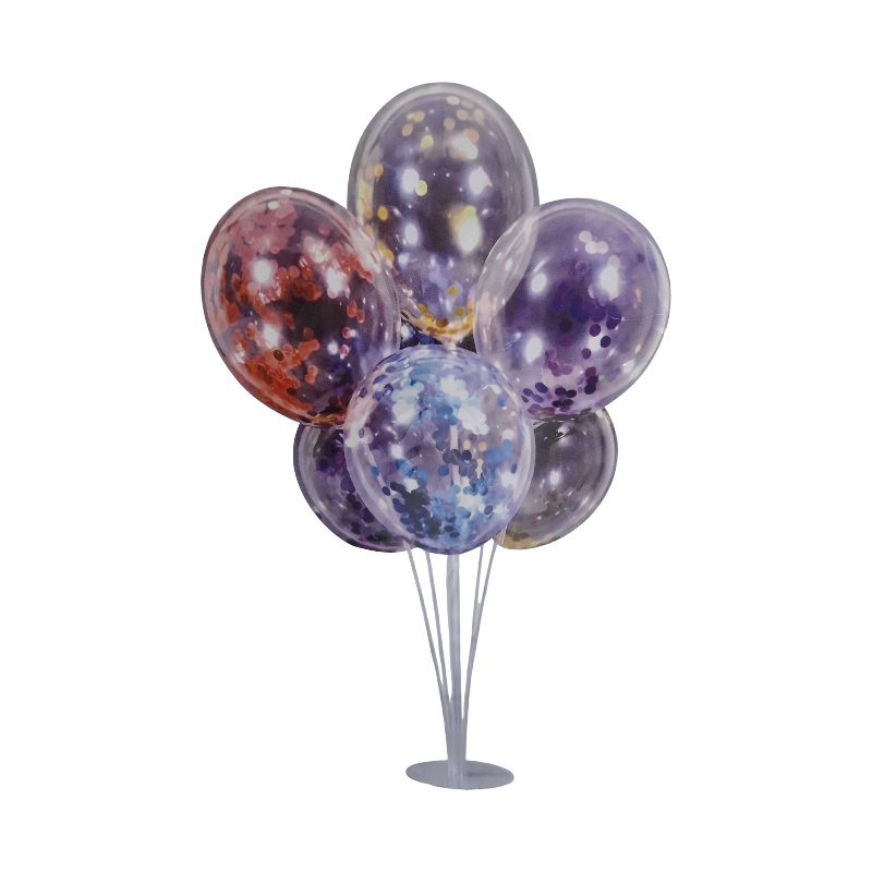 Set of party balloons with base - 024070
