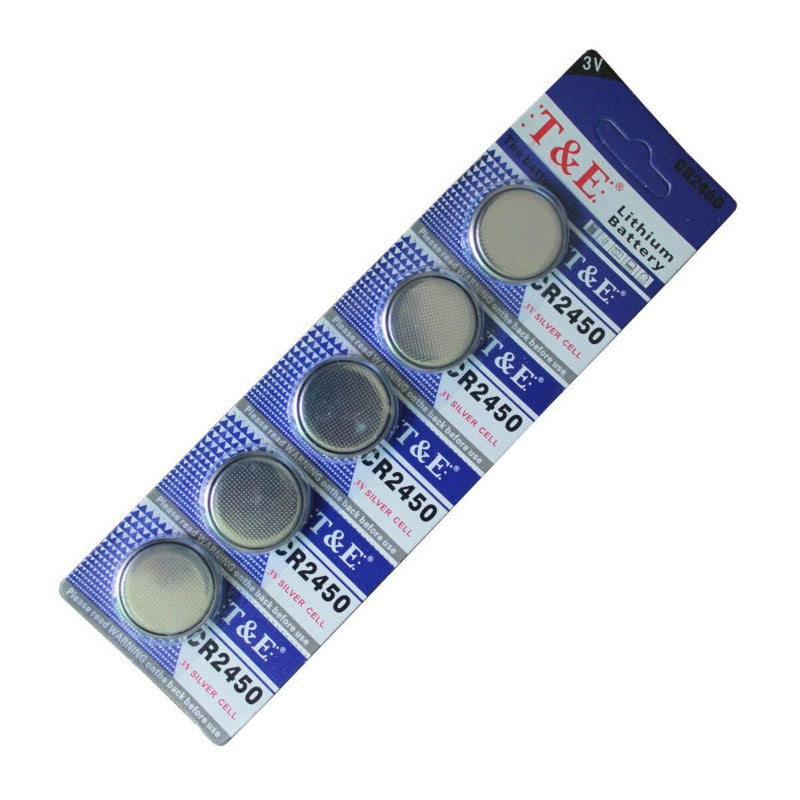 Μπαταρίες Λιθίου - CR2450 - 3V - 5pcs - 024506 - iThinksmart.gr