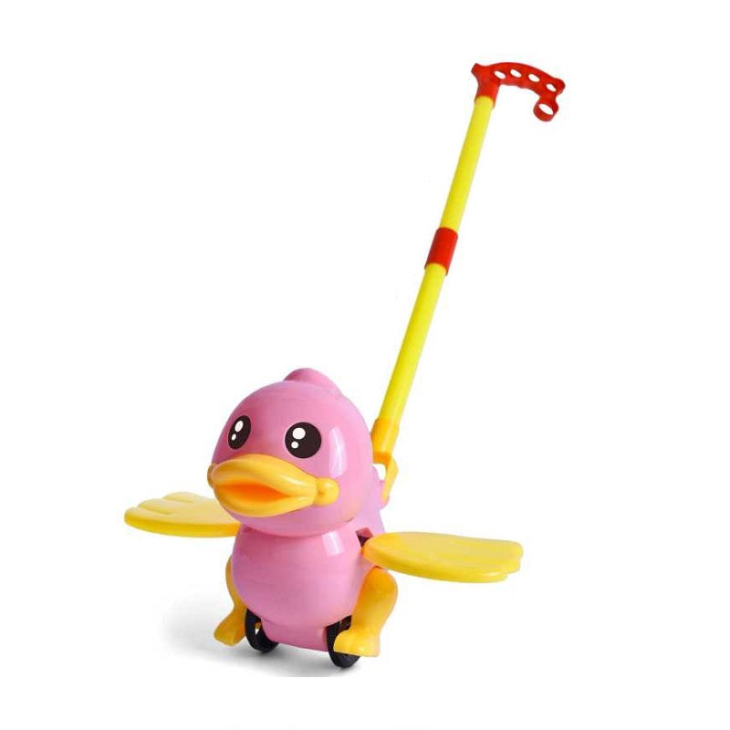 Sliding toy Duck with wings - 360 - 117265 - Pink
