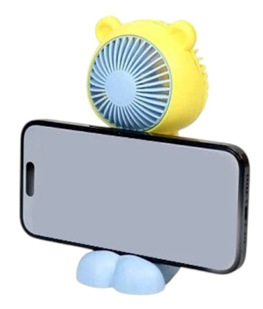 Επαναφορτιζόμενος ανεμιστήρας mini - HQ66-27 - 032179 - Yellow