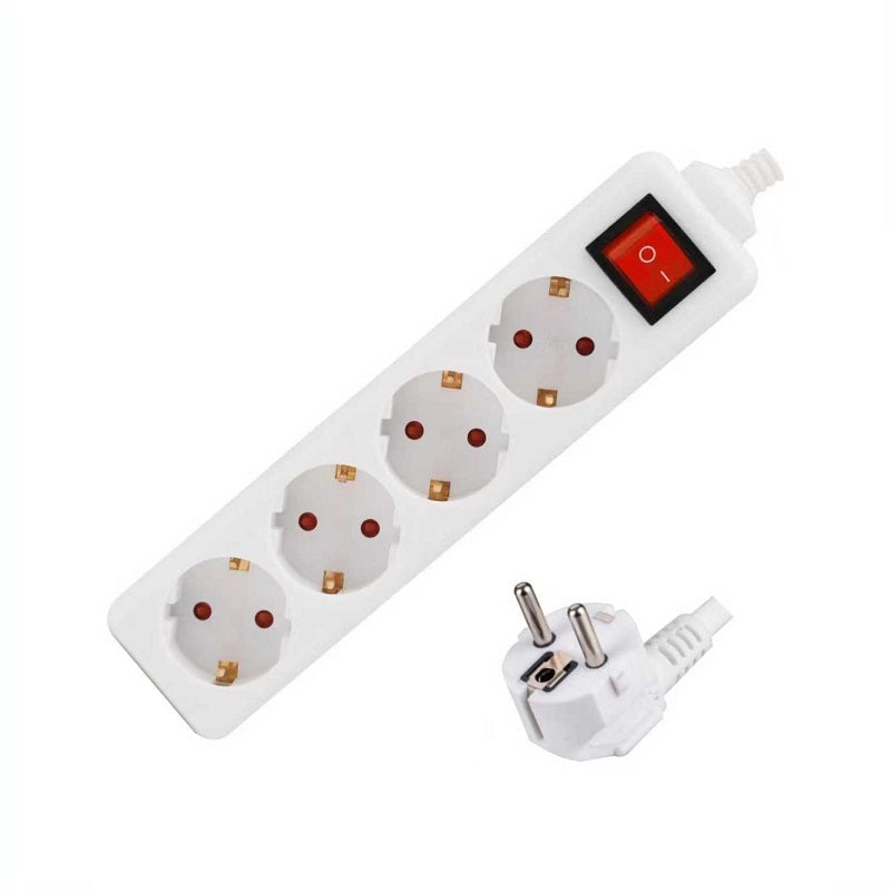 4-way multi-socket with switch - Suko - ST-NGB04S - 3m - 041139