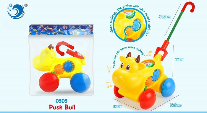 Συρόμενο παιχνίδι Αγελαδίτσα - 0516 - 117287 - White