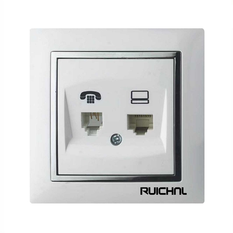 Telephone & Network Line Socket - Sinker - RC3619RJ11+RJ45 - 068172