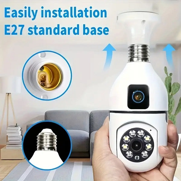 IP security camera - Dual - Lamp E27 - 080021