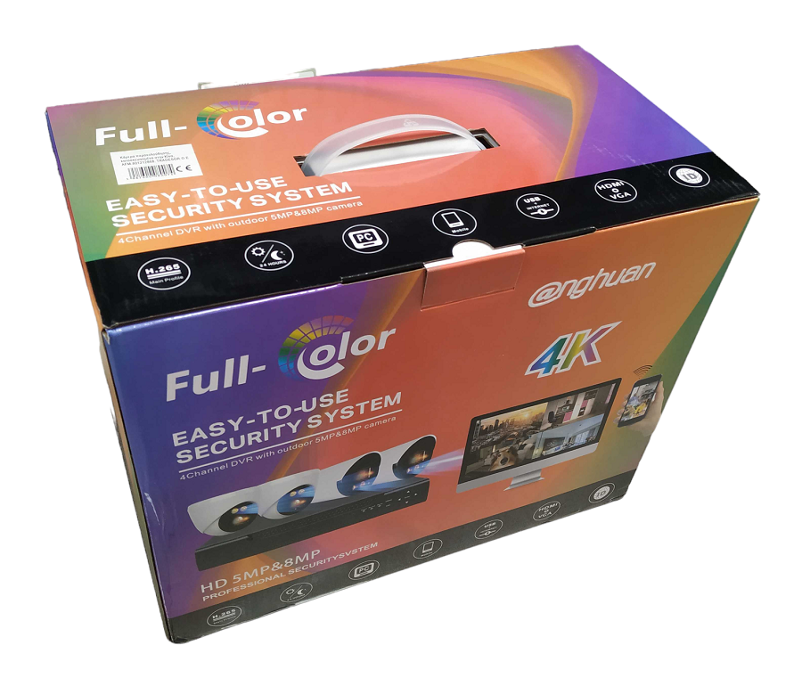 Καταγραφικό δικτύου με 4 κάμερες – CCTV Security Recording System – POE - 080074 - iThinksmart.gr