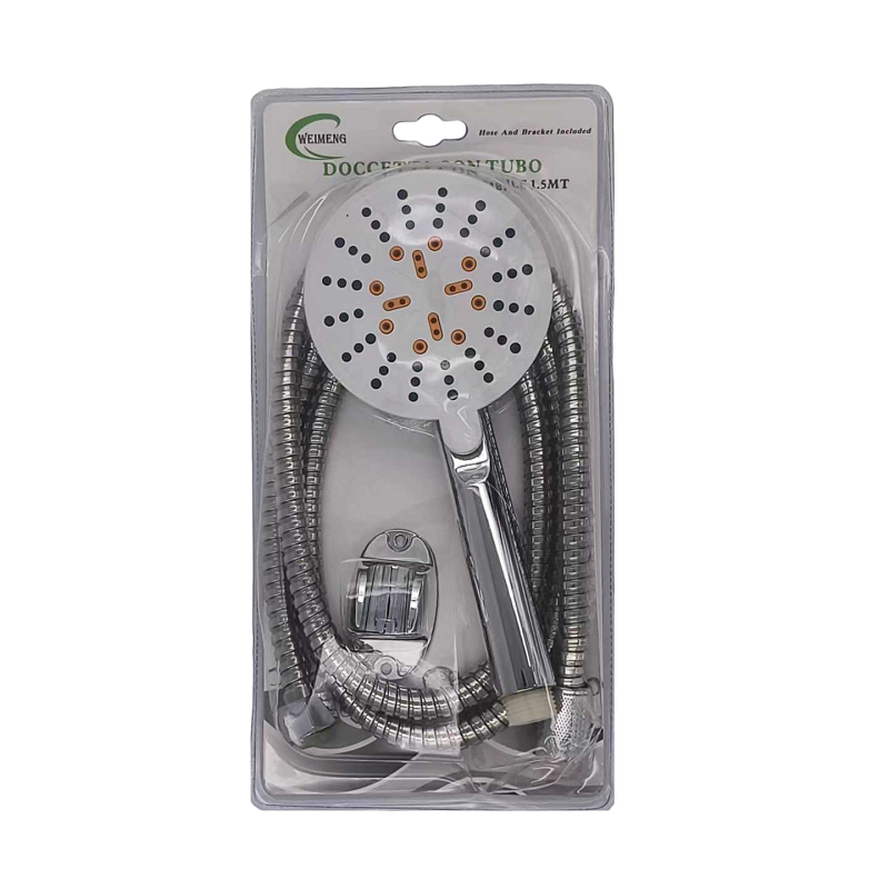 Shower head with spiral and pressure options - 1.5m - 880149