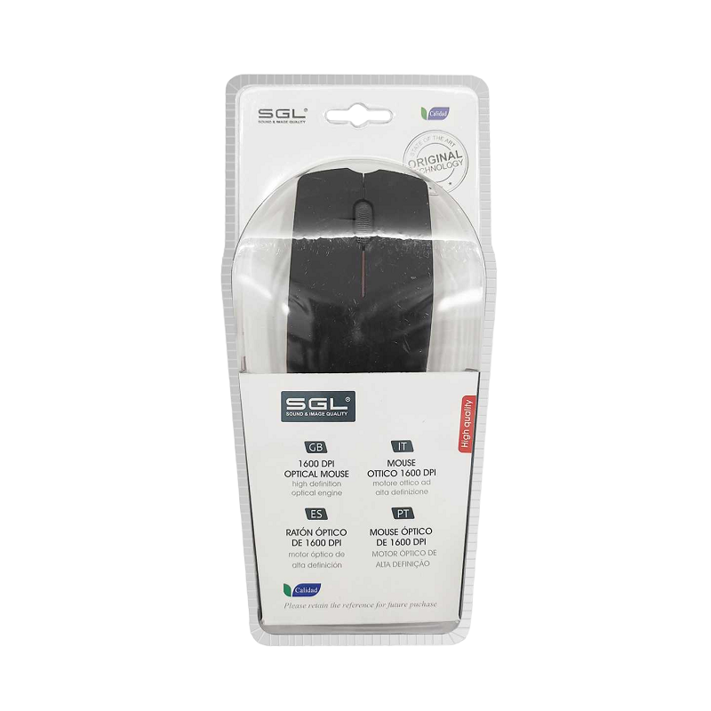 Wired PC Mouse - K207 - 098968 - Black