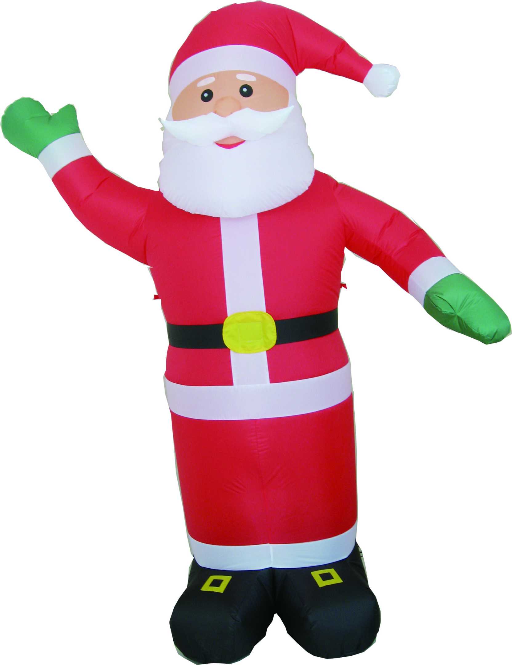 Φουσκωτός διακοσμητικός Άγιος Βασίλης - 1.2m - 817162