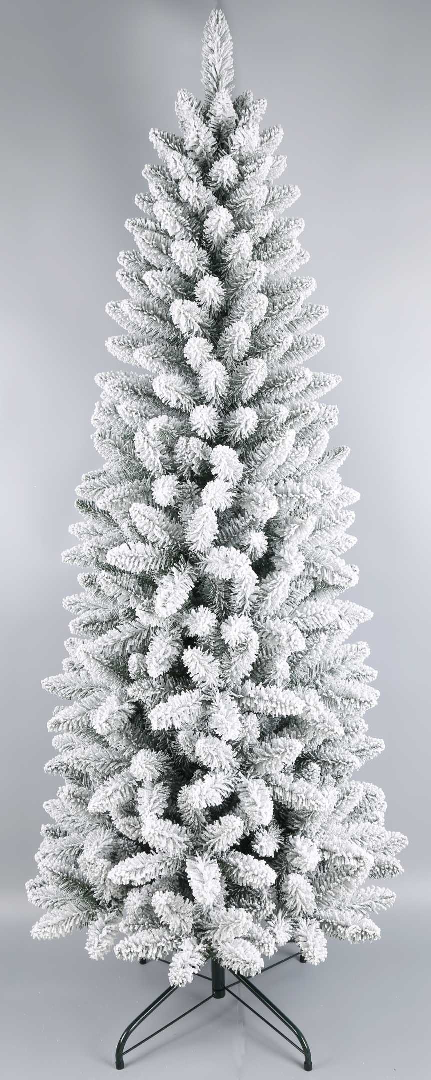 Χριστουγεννιάτικο δέντρο Slim - Χιονισμένο - YR2143 - 763T - 2.1m - 251266