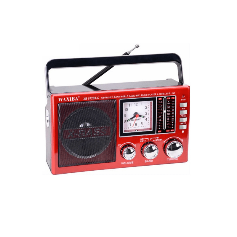 Rechargeable radio - XB-872BT-C - 108723 - Red