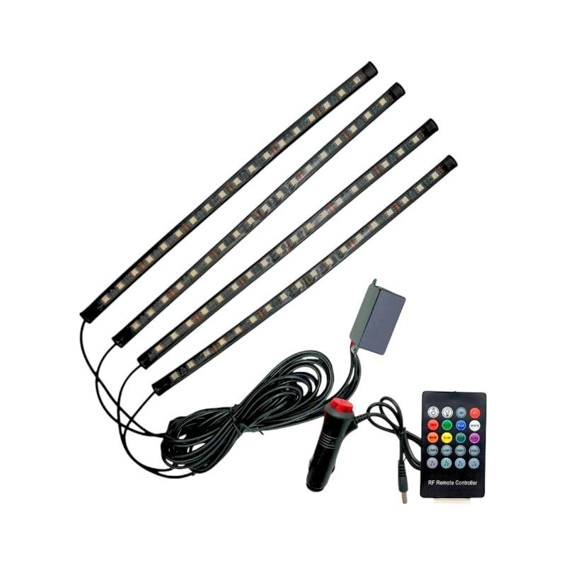 Σετ φωτισμού καμπίνας αυτοκινήτου LED RGBW - R-D19101-M18 - 110018