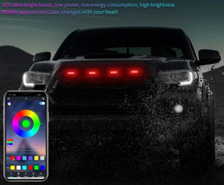 Φώτα ημέρας αυτοκινήτου LED RGBW - R-D20101-P4 - 110026C