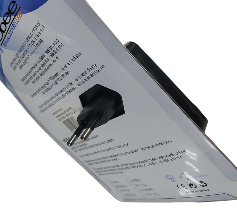 Ασύρματο κουδούνι πόρτας - VV6 - 113569 - Silver