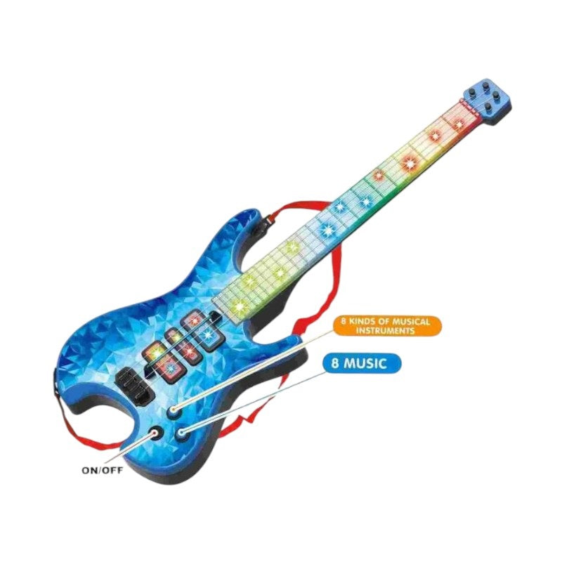 Children's electronic guitar - 969A - 922163 - Blue
