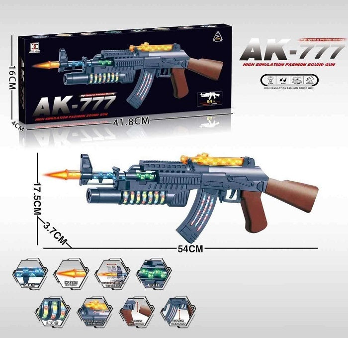 Children's electronic gun - AK-777 - 117222