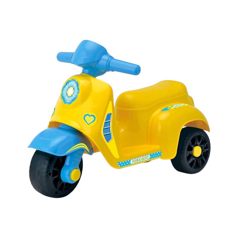 Walking scooter - QX-3391 - 117261 - Yellow/ Blue