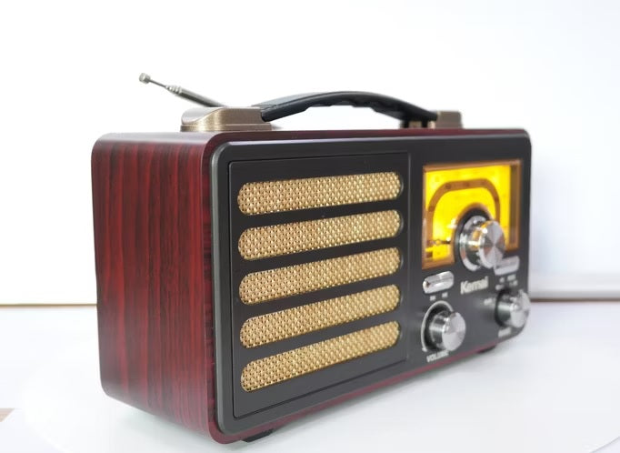 Επαναφορτιζόμενο ραδιόφωνο Retro - M1912-BT - 119125 - Grey