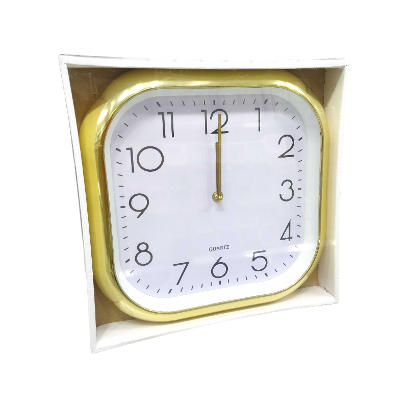 Wall clock - 738D - 120056 - Yellow Gold