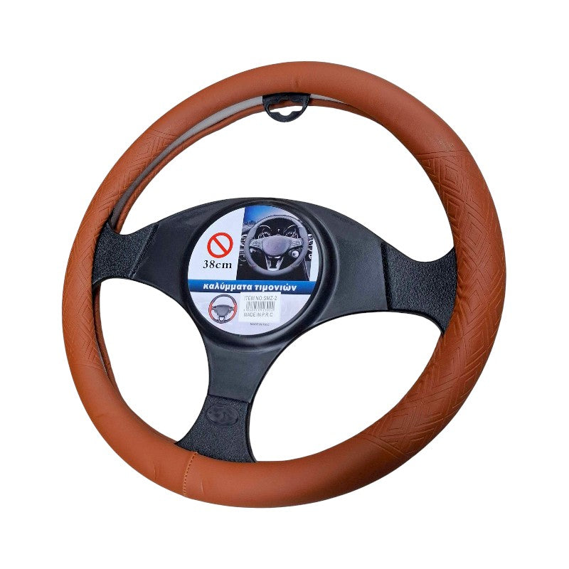 Κάλυμμα τιμονιού αυτοκινήτου - SMZ-2 - 123022 - Light Brown